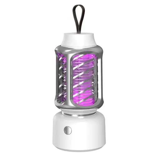 360 Electric Shock Mosquito Killer Lamp USB Charging Portable Household Electric Mosquito Killing Photocatalyst Outdoor Camping Dual Lighting Modes