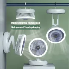 Mini Cooling Fan with Negative Ion Technology USB Powered Mechanical Timer Control Compact and Portable Ideal for Home and Office Use with Multiple Functions