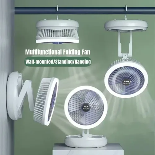 Mini Cooling Fan with Negative Ion Technology USB Powered Mechanical Timer Control Compact and Portable Ideal for Home and Office Use with Multiple Functions