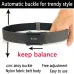 TUSH120cm Mens Automatic Buckle Tactical Belt Military Sturdy Nylon Belt for Outdoor Work Business Police Duty