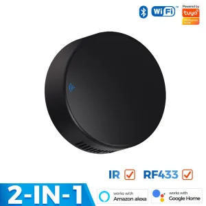 Tuya WiFi IR+RF 433Mhz Remote Control Universal Infrared Remote Controller for TV Air Conditioner Voice APP Alexa Google Home