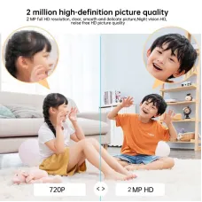 2MP HD Wireless 4G LTE Security Camera 130 Wide Angle Night Vision AI Human Tracking Two-Way Audio Cloud Storage TF Card Smart Home Surveillance CCTV