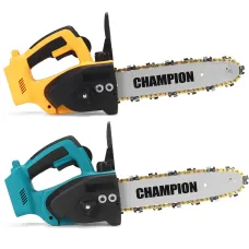 Drillpro 10Inch Cordless Brushless Electric Chain Saw Woodworking Wood Cutter For Makita Battery W/ Plastic Box