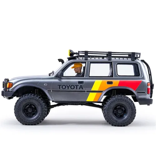 FMS FCX10 LC80 for TOYOTA Land Cruiser 80 RS 1/10 2.4G 4WD RC Car Off-Road Climbing Truck Rock Crawler LED Light Two Speed Vehicles Models Toys