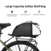 XANE4L Bicycle Pannier Bag Multi-Purpose Wear-resistant Bike Rear Rack Bag Night Reflective Cycling Camel Bag for MTB