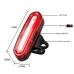 INBIKBike Taillight 600mAh Battery 4 Light Modes USB Rechargeable Waterproof Bicycle Rear Light for Night Cycling