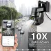 4K 6MP HD Dual-lens WiFi Surveillance Camera 10X Zoom Outdoors Night Vision Human Detection IP66 Waterproof Two-way Audio Monitoring Home Security Cameras