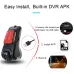 Car Camera Dashcam 720P HD 140 Large Wide Angle Car Driving Recorder F2.0 Large Aperture Night Vision