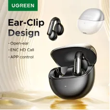 UGREEN HiTune S5 TWS Earclips Earbuds Wireless bluetooth 5.4 Earphone 12mm Dynamic Coil AAC Audio DNN CAll Noise Reduction 24H Battery Life 80ms Low Latency Headphones