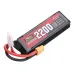 ZOP Power 11.1V 2200mAh 120C 3S LiPo Battery XT60 Plug with Adaper for RC Drone