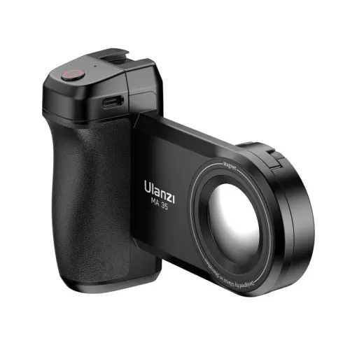 Ulanzi MA35 MagSafes Smartphone Camera Shutter Grip bluetooth Selfie Handle as Camera Photo Stabilizer Vertical Horizontal Shooting