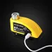 Bike Alarm Disc Brake Lock Security Anti-theft Type-Rechargeable Large Capacity Battery Waterproof Aluminum Alloy Wheel Lock with 110dB Horn for Motorcycle Scooter