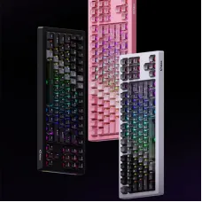 AKKO 5087 V3 HE Magnetic Switch Wired Mechanical Keyboard Hot-swappable Gasket Structure 8KHz Return Rate ARGB Backlight 0.005RT 32K Scanning Rate E-sports Gaming Keyboards