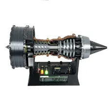 NIKOLATOY 25cm Super RRTrent 900 Turbofan Engine Model with Brushless Motor Pre-Assembled Decoration Science Discovery Toys