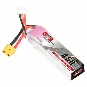 GAONENG GNB 2S 7.6V 450mAh 80C XT30  LiHV LiPo Battery for DarwinFPV Baby Ape Happymodel Mobula8 Sub250 Nanofly20 iFlight CineBee Whoop Beta FPV Drone
