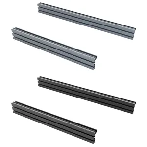 ENJOYWOOD 600mm/800mm 75 Type T Track Table Fence System Miter Saw Fence with Laser Measure for Woodworking Accessories 74" Bottom Width x 75 1/8" Top Width