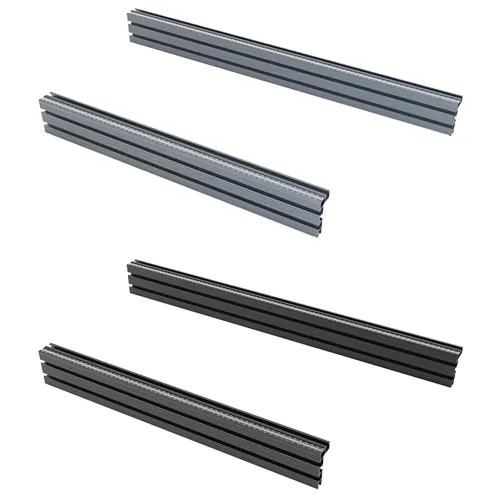 ENJOYWOOD 600mm/800mm 75 Type T Track Table Fence System Miter Saw Fence with Laser Measure for Woodworking Accessories 74" Bottom Width x 75 1/8" Top Width