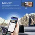 3 Channel Dash Cam Car Dash Camera With GPS WiFi IR Night Vision Camcorder