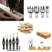 14pcs Wood Plug Cutter Drill Cutting Tool Drill Bit Set Straight And Tapered Taper Woodworking Cork Drill Bit 5/8" 1/2" 3/8" 1/4