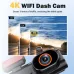 4K Ultra HD Dual Channel Dash Cam 1080P Rear Lens GPS WiFi WDR Night Vision G-Sensor Loop Recording 170 Wide Angle Car Recorder