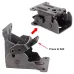 Folding Self Lock Bracket Locking Hinge Steel Plate 90 Degree Heavy Duty Table Bed Leg Support DIY Furniture