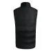 15 Heat Zones Winter Heated Vest USB Rechargeable 3-gear Heating Vest Adjustable Sizes Lightweight Warm Vest Heated Outdoor Wear