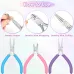Jewelry Pliers Set Needle Nose Round Nose Wire Cutters High-Quality Steel Non-Slip Handles for Jewelry Making Repair DIY Crafts