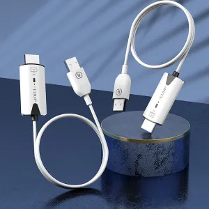 EDUP Wireless HDMI-Compatible Transmitter and Receiver 1080P@60Hz Extender Long Range Video Audio Projection Plug and Play for Desktop PC Computer Projector Monitor