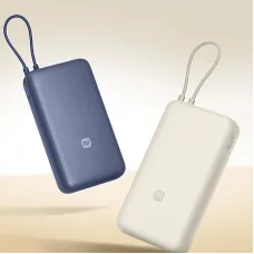 Xiaomi 33W 74Wh 20000mAh Built-in Type-C Cable Power Bank External Battery Power Supply with 2 Inputs & 3 Outputs Fast Charging for iPhone 15 14 13 for Huawei Pura 70 Ultra for Xiaomi Civi 4 pro