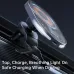 Mcdodo 15W Magnetic Wireless Charger Car Mount PD3.0 QC3.0 Fast Charging Transparent 360 Rotation Breathing Light