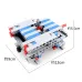 MOC Tech Building Blocks 6-speed Gearbox with Reverse Gear V16 Engine Model DIY Assembly Kit Brick Christmas Gift