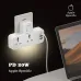 LDNIO SC2311 Power Socket Universal 2 Outlets 20W PD QC3.0 3USB Wall Charger Power Strip Adapter Multiple Plug Expander