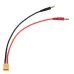 22cm 12/14AWG XT60 Male Plug to 4.0mm Banana Plug  Silicone Cable for B6AC Charger
