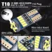 10pcs Car LED T10 4014 15SMD LED Reading License Plate Trunk Lights T10 Car Signal Lamp 501 194 Bulbs 4014SMD Clearance Lights Reading Interior Lights 6000K 12V