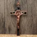3D Modeling Carving Cross Wall Decorations Metal Alloy JESUS Catholic Statue Prayer