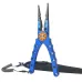ZANLURFishing Pliers Line Cutter Split Ring Multi-Purpose Cutter With Coiled Lanyard Buckle Tool For Outdoor Saltwater Freshwater Fishing