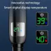 Shower Head High Pressure Digital Display Four Modes Handheld Bathroom Shower Accessory Water Saving Pressurized Adjustable Spray LED Temperature Display