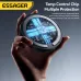 ESSAGER ES-WC20 2-in-1 Magnetic Wireless Charger 15W Fast Wireless Charging Pad for Smart Phones for iPhone 16 16 Pro 15 14 13 Pro Max for Xiaomi 15 Ultra for Huawei Pura X for Samsung Galaxy S25 Ultra for Apple Watch