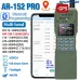 BAOFENG AR-152 PRO GPS Walkie Talkie Long Range bluetooth Programming 10W Multi Band 12000mAh Tactial 1000CH Two Way Ham Radio with Flashlight