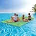 WARMOUNTFloating Water Pad for Single, 7 x 3 FTear-Resistant 3-Layer XPFoam Floating Mat Recreation Relaxing Lily Pad for Pool Lake River Ocean Boats Outdoor Water Activities