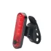 BIKIGHBike Taillight 650mAh Battery USB Rechargeable Red LEBright Rear Light Waterproof Easy to Install Bicycle Light for Safety Cycling