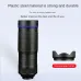 36X Phone Camera Telephoto Lens 4 In 1 Clip-on Telecope Zoom Macro Fisheye with Tripod Eyemask Storagebag Clip-On Lense forHiking Camping Wildlife Observation Moon Sports Game Concert Watching