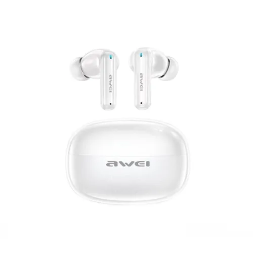 AWEI T92 ANC Pro TWS Wireless Earbuds bluetooth Earphones -52dB ANC ENC Noise Reduction Large-size Composite Diaphragm Sterso Sound Field 20H Battery Life Portable Earphone