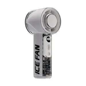 Handheld 100 Stepless Speed Fan Portable USB Rechargeable Desk Fan 3000mAh Battery Turbo Engine Ice Porcelain Cooling