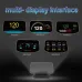 WEIYING C1 HUD Head Up Display OBD2 GPS Car Speedometer Temperature Voltage RPM Alarm Screen Auto Navigation System
