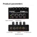 G-MARK EPMH4 HA400 Headphone Amplifier 4 Channels Metal Stereo Audio Mini Earphone Splitter Monitor Amp