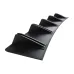 Car Rear Bumper Diffuser Chassis 5 Fins Shark Fin Style Splitter Chin Spoiler Lower Lip Universal Auto Accessories