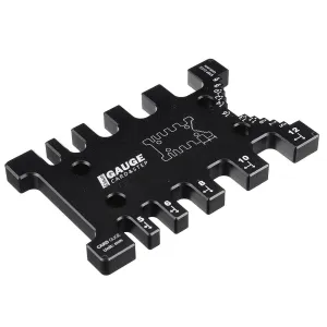 2 In 1 Mortise and Tenon Router Template Jig Miter Gauge Fence Box Jig Gauge Table Saw Step Height Depth Gauge