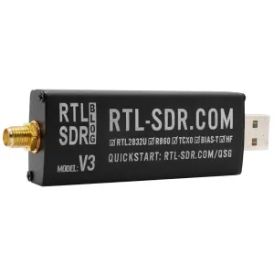 RTL-SDR Blog V3 RTL SDR R820T2 RTL2832U 1PPM TCXO SMA Software Defined Radio 500 kHz-1.7 GHz Dipole Antenna