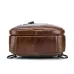 BULLCAPTAIN Men Genuine Leather Chest Bag Multi-pockets Compartment Fashion Casual Shoulder Backpack for Travel